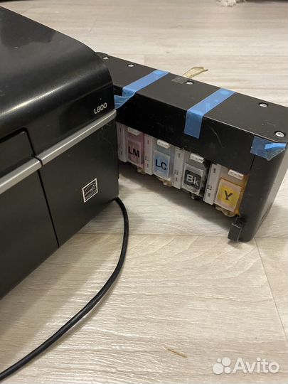 Фотопринтер струйный Epson l800 цветная печать А4