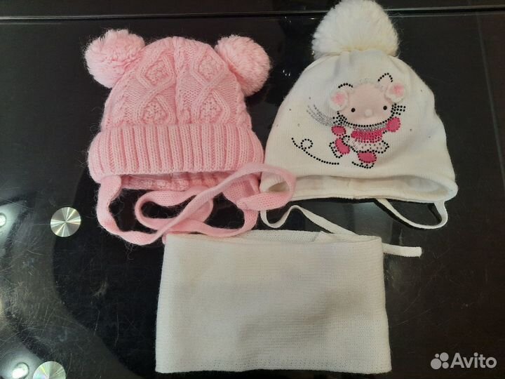 Шапки детские для девочки на год +