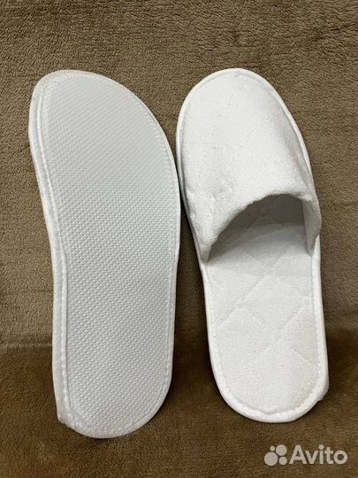 Тапочки одноразовые махровые, 10 пар