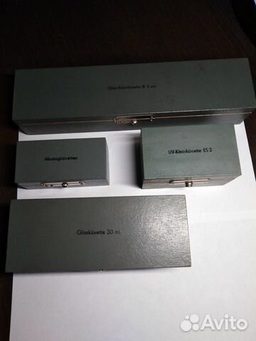 Кюветы оптические Carl Zeiss Jena, гдр