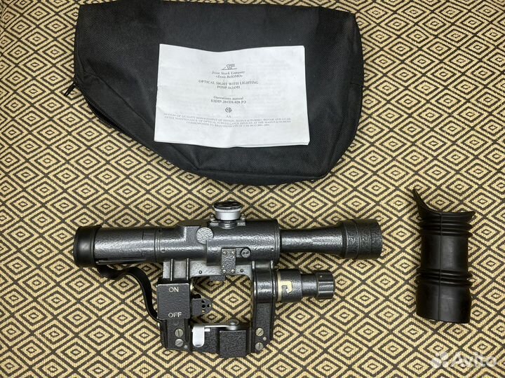 Армейский экспортный прицел Посп 4х24м1 (псо-1м2)