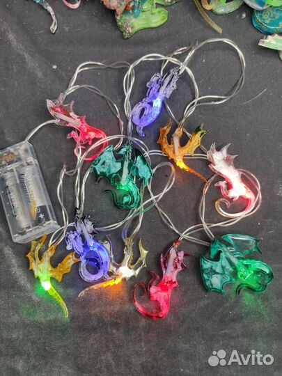 Гирлянда новогодняя драконы