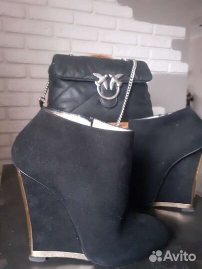 Ботильоны натуральные Gianmarko Lorenzi