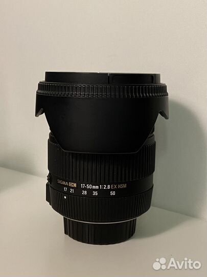 Объектив Sigma 17 50 2.8 nikon