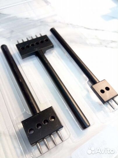 Набор пробойников для кожи 3 шт