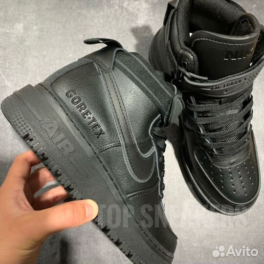 Кроссовки зимние Nike Air Force mid с мехом