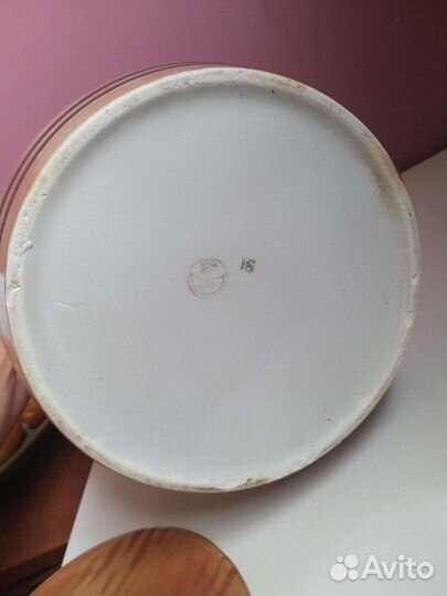 Бочка керамическая с крышкой