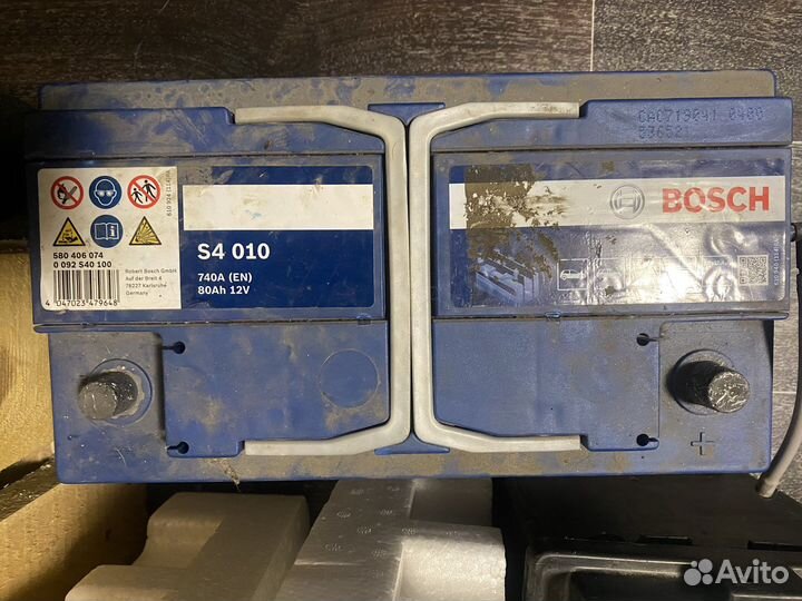 Аккумулятор bosch 80Ah 740A S4 010