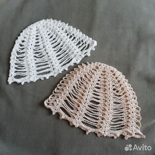 Шапка сетка crochet y2k летняя