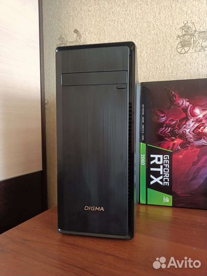 Компьютер Ryzen 5 2600X RTX 2060 SSD 480Gb 16Gb