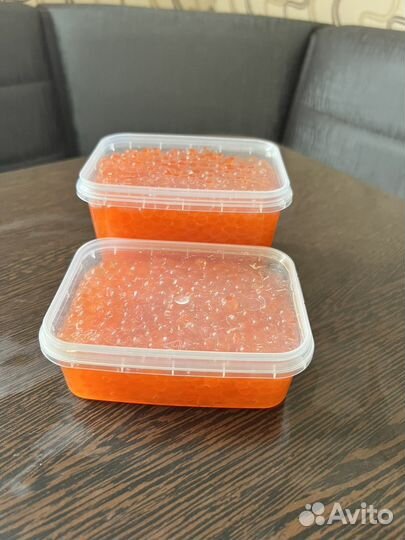 Красная икра кета