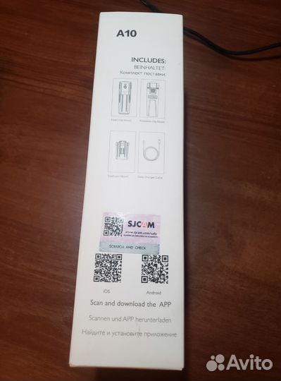 Носимый видеорегистратор sjcam a10