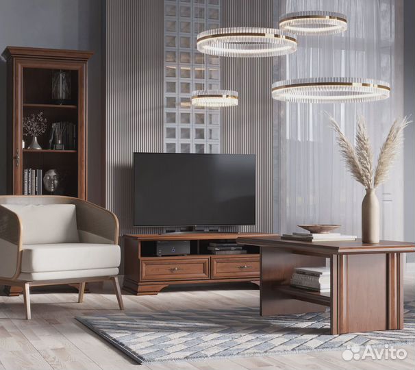 Стол журнальный Kentaki LAW каштановая