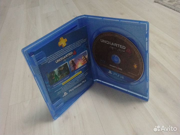 Uncharted 4 путь вора диск ps4