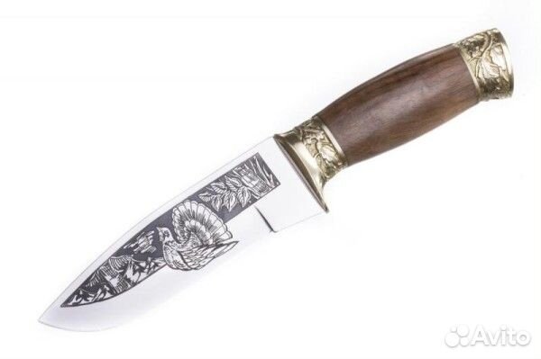 Разделочный нож «Глухарь латунь»