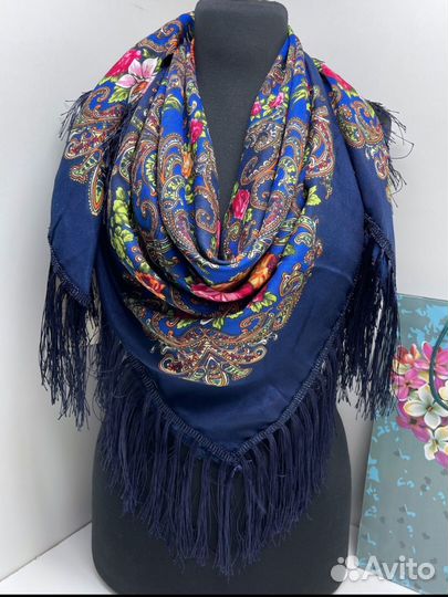 Русские народные Платки на голову и шею