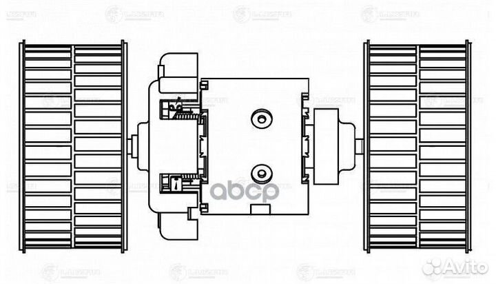 Вентилятор отопителя Мерседес Актрос Мп2 Мп3 LF