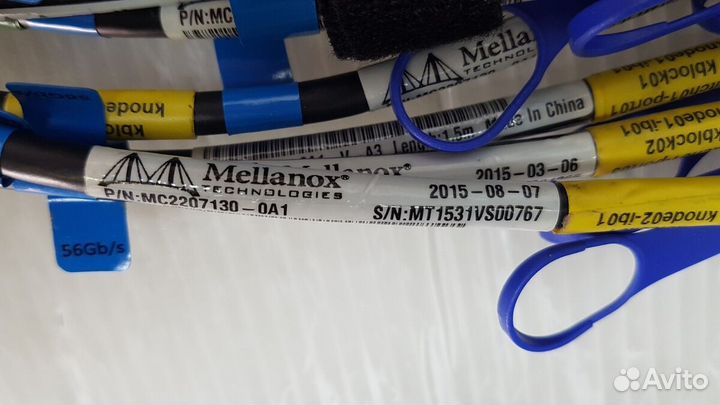 Кабель Mellanox MC2207130-0A1 passive copper cable, VPI, up to 56Gb/s, qsfp, 1.5m