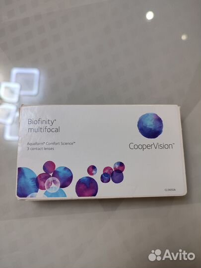 Линзы Biofinity multifocal -6.50 +2.50