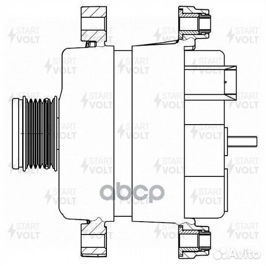 Генератор для а/м Kia Sorento II (09) /Hyundai