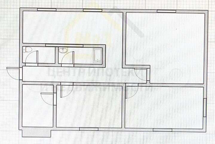 4-к. квартира, 93,9 м², 4/4 эт.