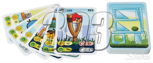 Настольная игра Angry Birds с карточками (25589)