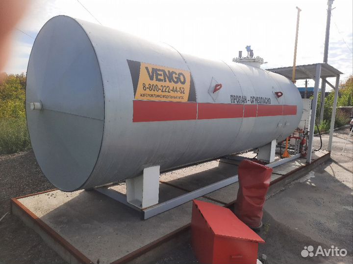 Модульная агзс с резервуаром 10 кубов