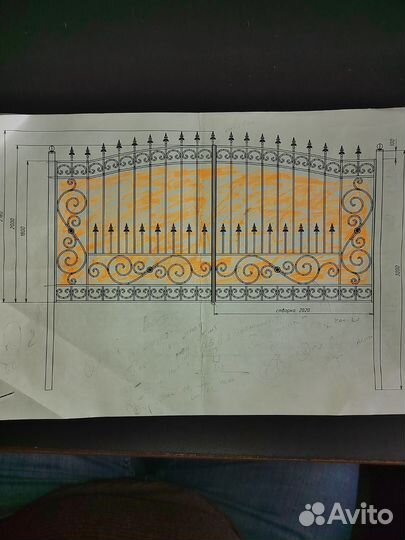 Ворота распашные