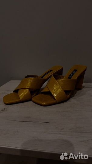 Горчичные туфли senso 37 размер
