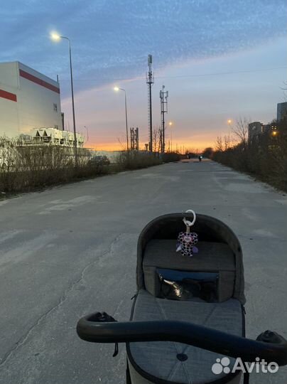 Коляска 2в1 Roan Bass Next, Titanium (Стальной)