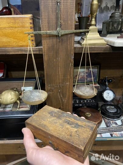 Старинные весы для пороха, до 1917г