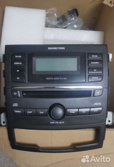 Штатная магнитола на Ssangyong Action