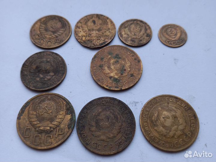 Монеты бронзовые