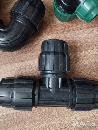 Муфта/отвод/тройник/переходник компрессионный пнд