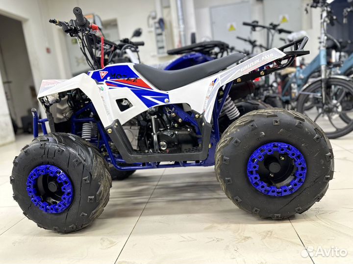 Квадроцикл 110 кубов motax grizlik A110 синий