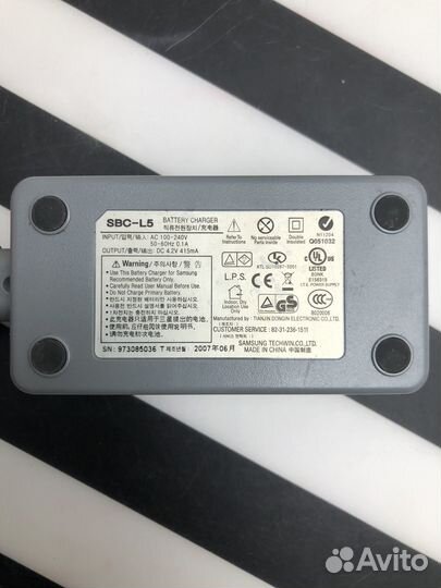Зарядное устройство Samsung SBC-L5