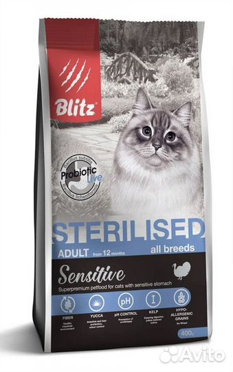 Корм для кошек Blitz