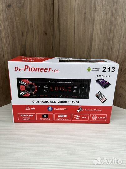 Магнитола Pioneer с Блютусом