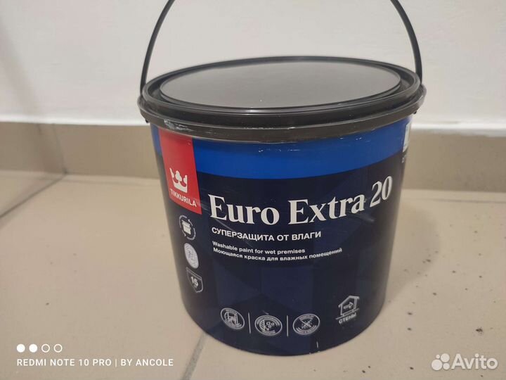 Краска tikkurila extra 20