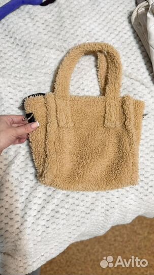 Сумка плюшевая тедди детская