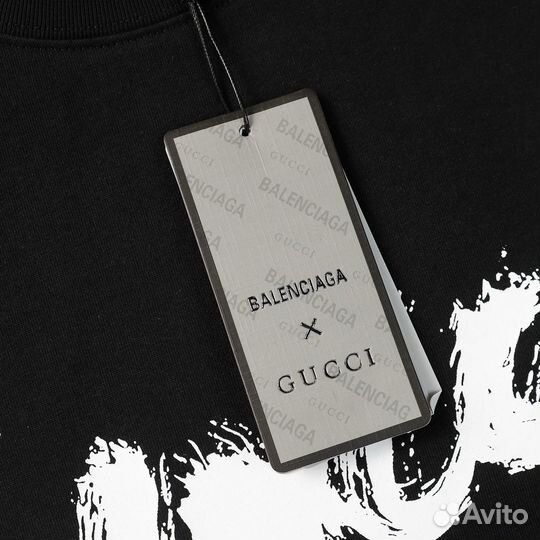 Футболка Gucci balenciaga