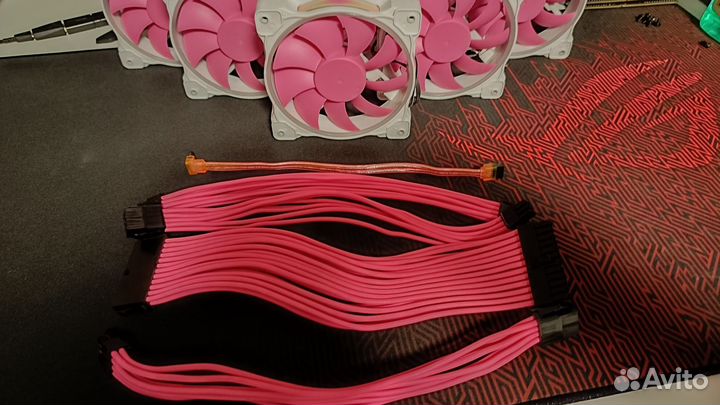 ID cooling ZF-12025-Pink 6 штук