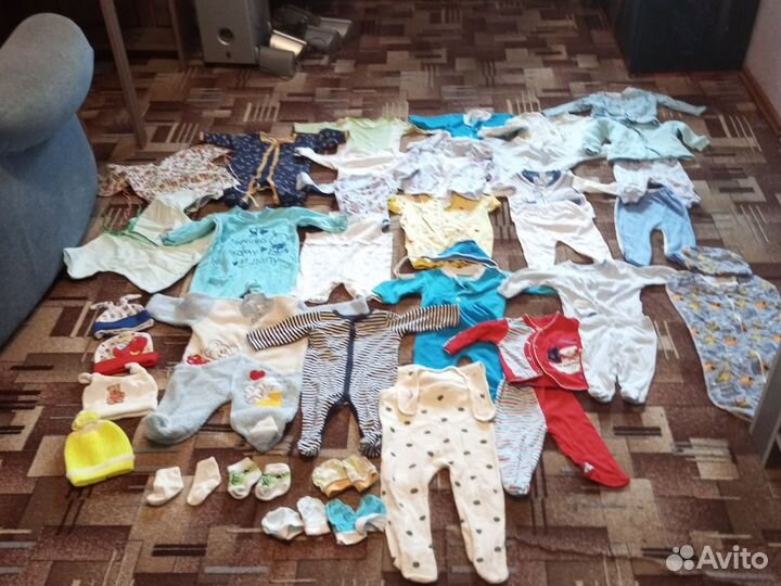 Детские вещи пакетом от 0 до года
