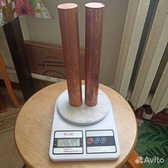 Медь заготовки диаметр 36 и 40