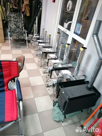 Печь в палатку пошехонка малая