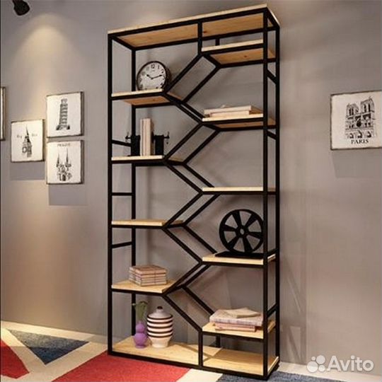 Стеллаж в стиле лофт