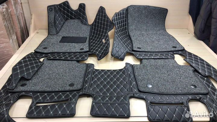 3D Коврики Mercedes Салон Багажник из Экокожи