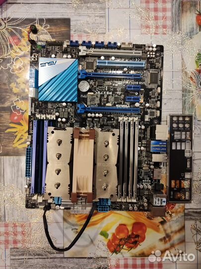 Комплект с неисправной материнской платы