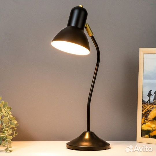 Настольная лампа 'Джордж' 1х40Вт Е27 черный 20,5х1