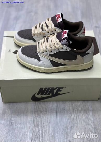 Кроссовки Nike air Jordan 1 travis Scott